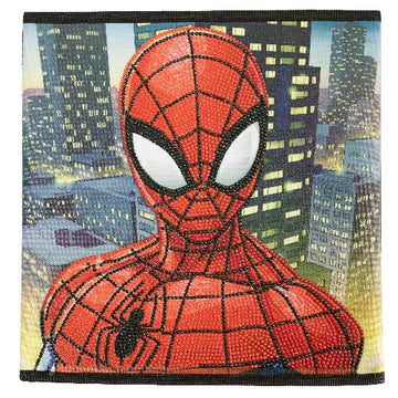 Craft Buddy Crystal Art Faltbare Aufbewahrungsbox – 30 x 30 cm – Spidermann