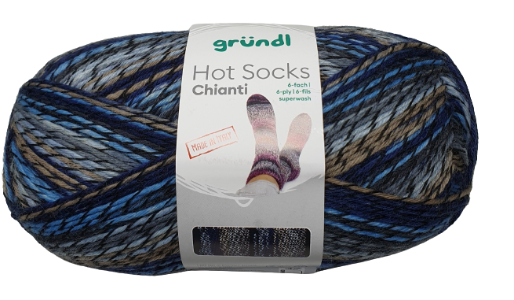 Hot Socks 6-fädig Chianti von Gründl