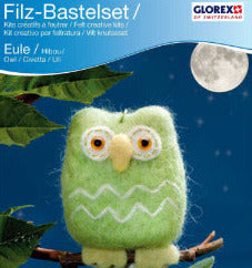 Glorex Filz-Bastelset Eule,Grün.