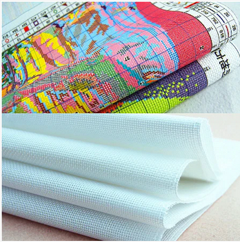 Cross Stich Kreuzstickerei Kreustich Stickpackung KOI FISCH 50x70cm