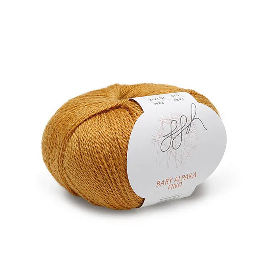 ggh Baby Alpaka Fino - 100% Baby Alpaka Wolle - 25g Wolle zum Stricken oder Häkeln - Lacegarn