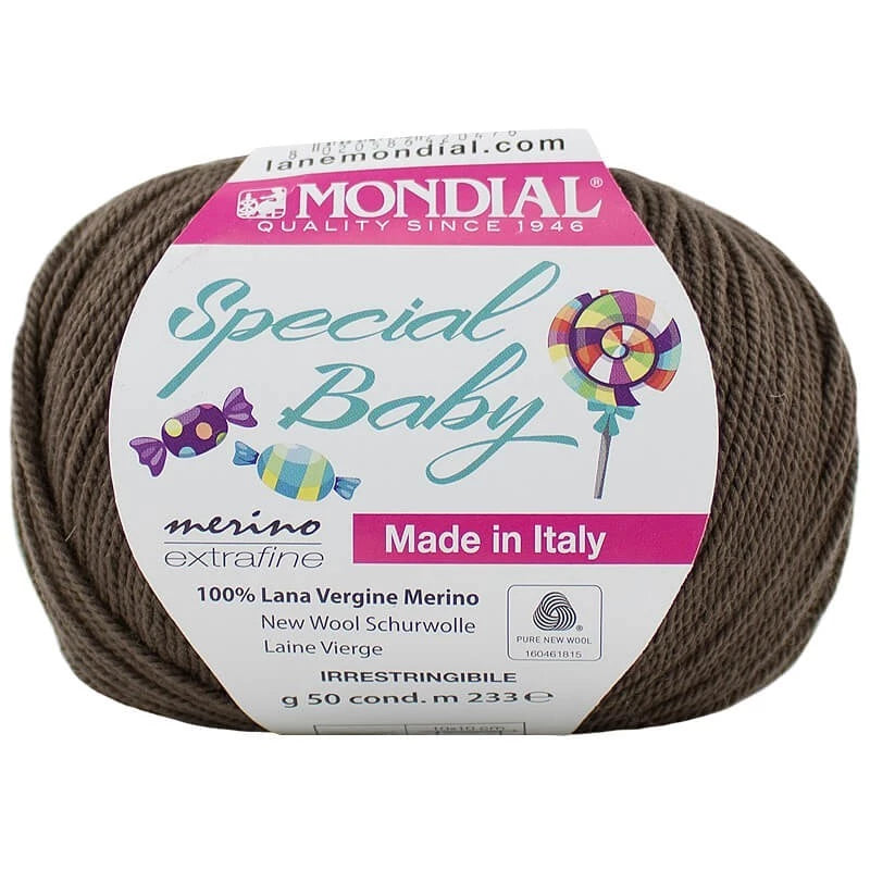 Mondial Special Baby 50gr,100% Merino-Schurwolle.