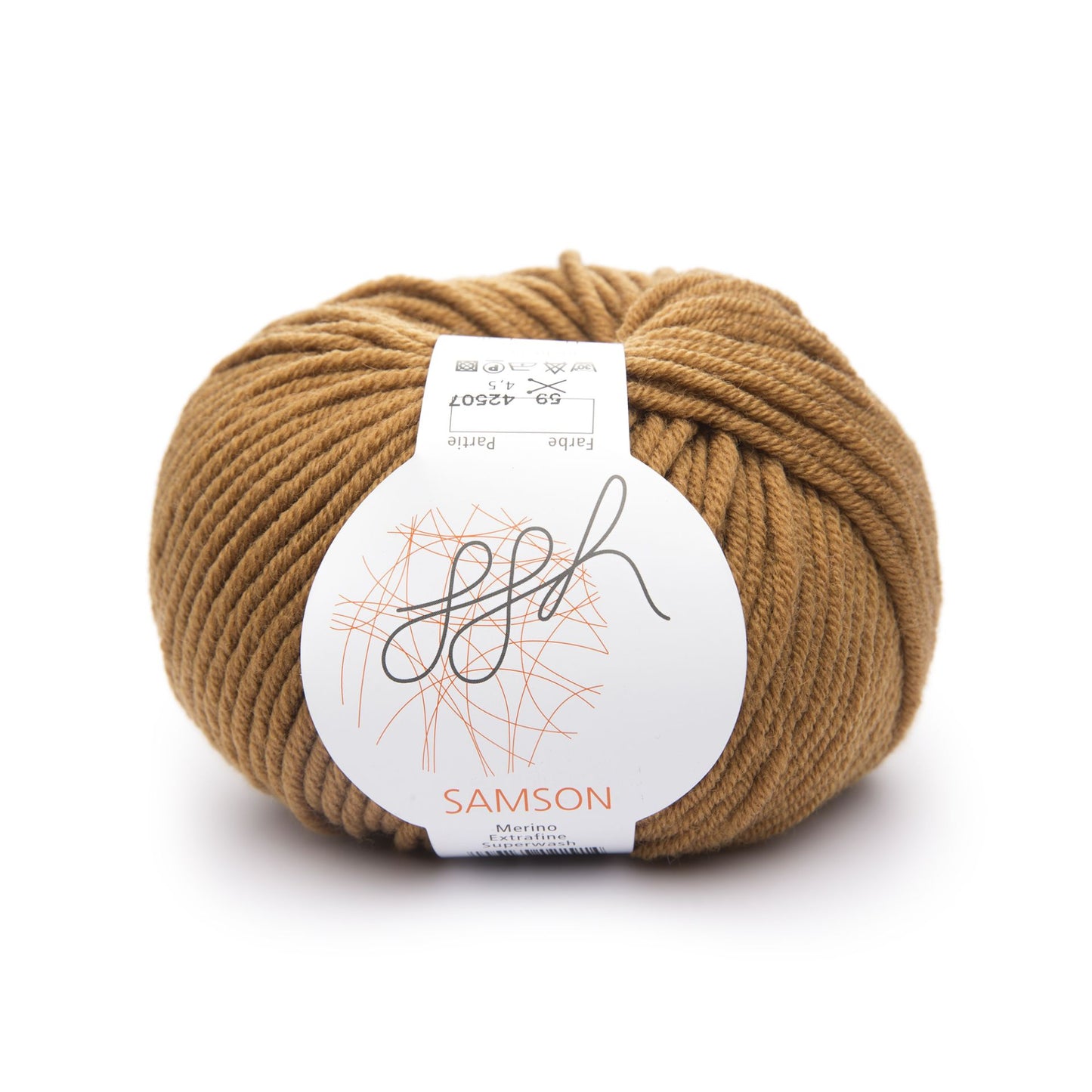 ggh Samson - Merino Wolle (mulesing Free) Lauflänge ca. 85m auf 50g - Wolle zum Stricken oder Häkeln