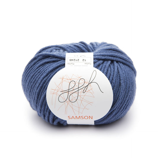 ggh Samson - Merino Wolle (mulesing Free) Lauflänge ca. 85m auf 50g - Wolle zum Stricken oder Häkeln