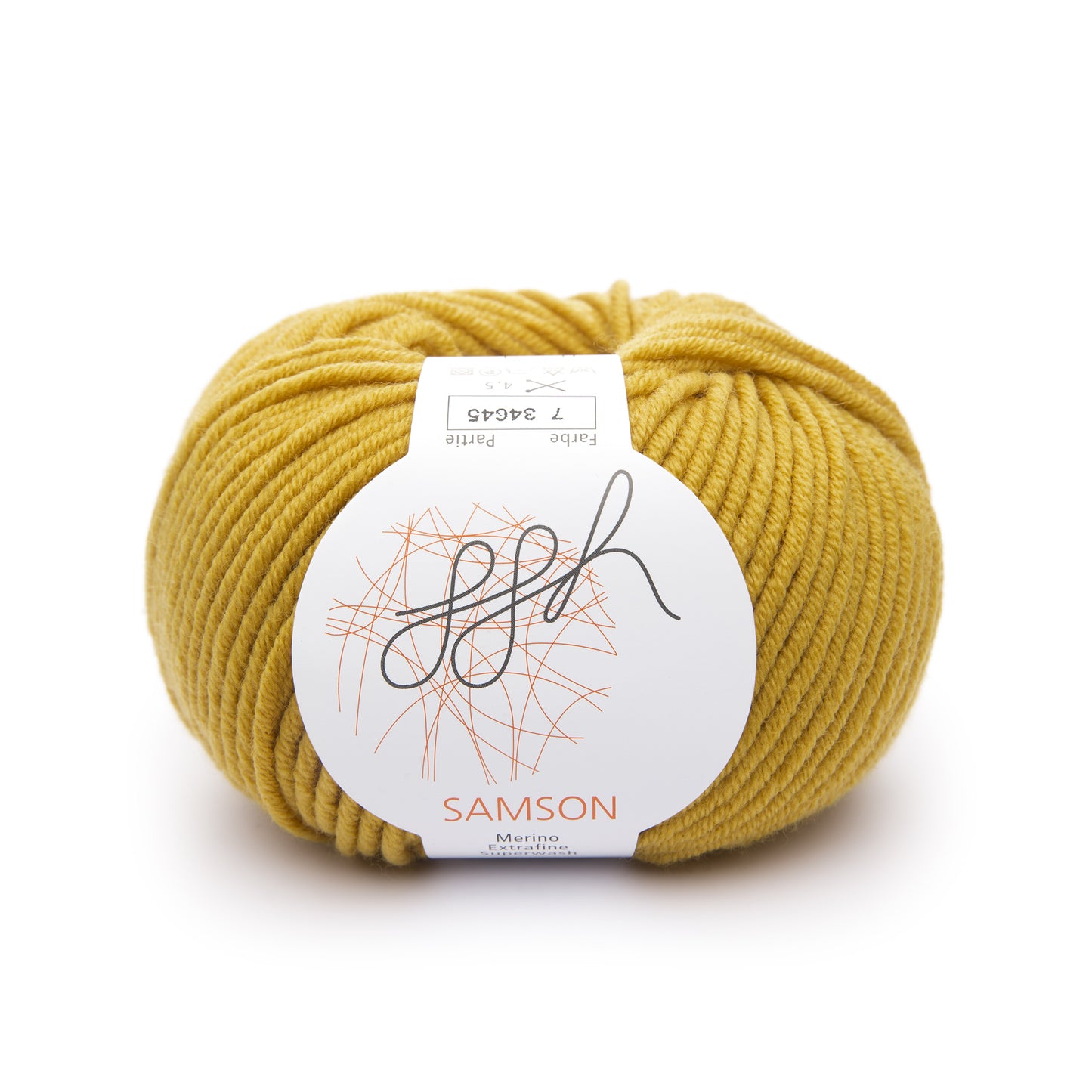 ggh Samson - Merino Wolle (mulesing Free) Lauflänge ca. 85m auf 50g - Wolle zum Stricken oder Häkeln