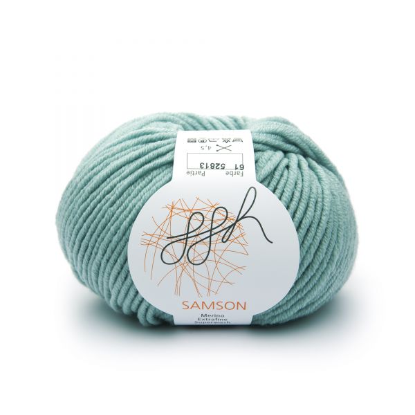 ggh Samson - Merino Wolle (mulesing Free) Lauflänge ca. 85m auf 50g - Wolle zum Stricken oder Häkeln