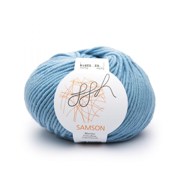 ggh Samson - Merino Wolle (mulesing Free) Lauflänge ca. 85m auf 50g - Wolle zum Stricken oder Häkeln