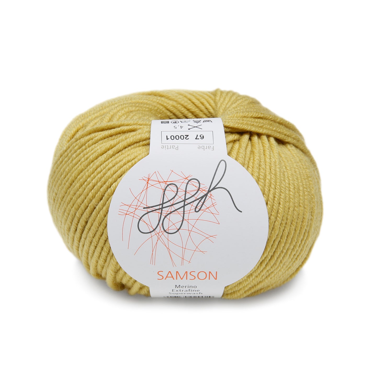 ggh Samson - Merino Wolle (mulesing Free) Lauflänge ca. 85m auf 50g - Wolle zum Stricken oder Häkeln